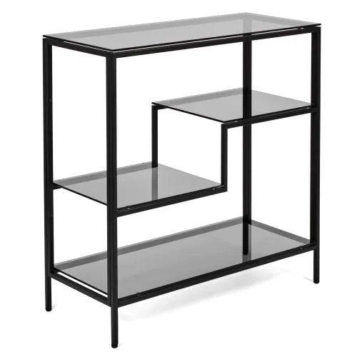 Консольный стол 1013-CB grey черный муар AllConsoles 80x35x80