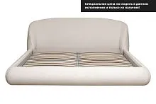 Кровать Палаццо(Palazzo) 180 без мех.шенилл экрю Natur-Ecru 215*240*90см