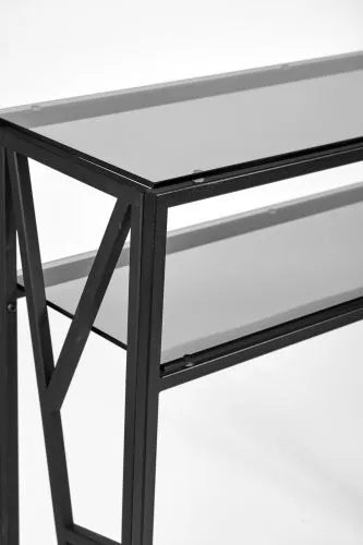 Консольный стол 1092-CB grey черный муар AllConsoles 100x25x80 фото 2