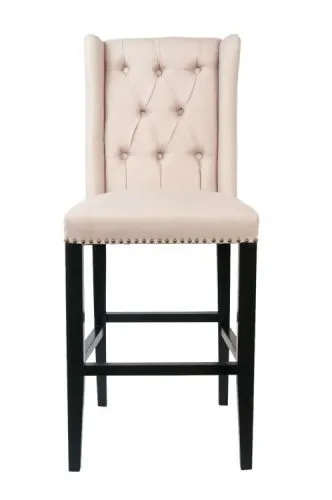 Стул мягкий барный Skipton beige, бежевый