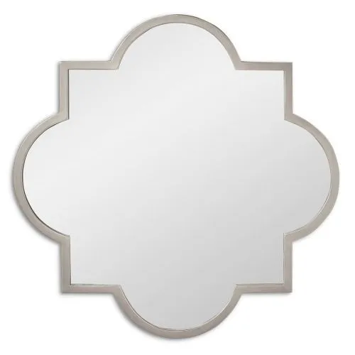 Зеркало настенное Clover Silver в раме 70*70 см
