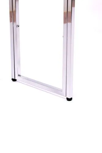 Консольный стол 1044-CS clear серебряный AllConsoles 80x25x80 фото 6