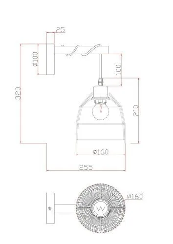 Настенный светильник (бра) Freya FR5334WL-01W