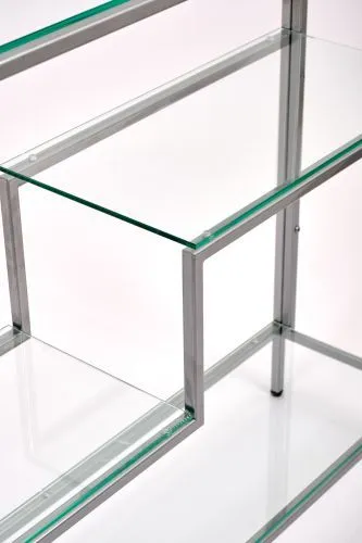 Консольный стол 1012-CS clear серебряный AllConsoles 100x25x80 фото 5