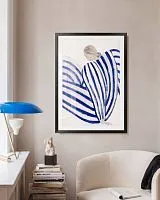 Постер "Blue Stripe"					