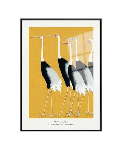 Жикле на холсте "Red Crown Cranes" фото 3