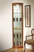 Угловая витрина 926 Nogal-5 Classic Правая 206*38*38 см
