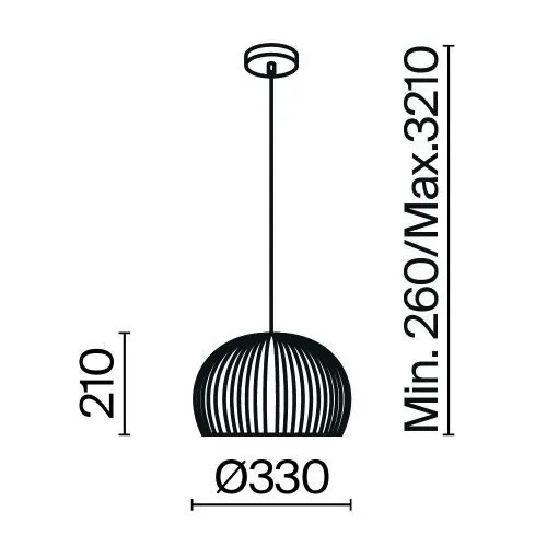 Подвесной светильник Maytoni MOD195PL-01W фото 2