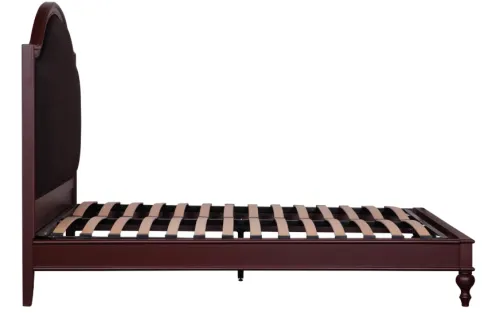 Кровать двуспальная с мягким изголовьем Leysa 180х200 см фото 4