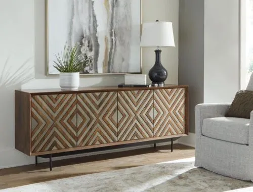 A4000577 Dreggan Комод-буфет акцентный, Ashley Furniture 193х40 h=77 см
