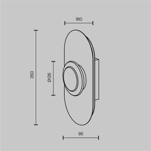 Настенный светильник (бра) Maytoni MOD361WL-L20BS3K фото 6