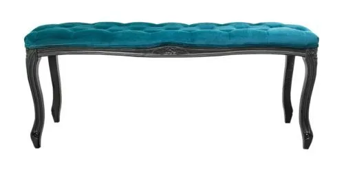 Оттоманка KINA NARROW BLUE/BLACK 46*36*110 см, голубой