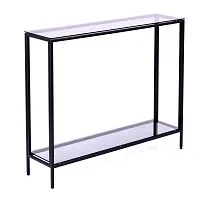 Консольный стол 1082-CB grey черный муар AllConsoles 100x25x80