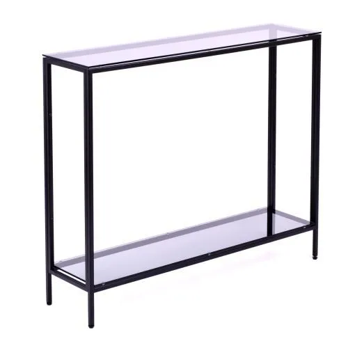 Консольный стол 1082-CB grey черный муар AllConsoles 100x25x80