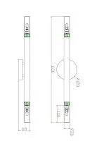 Настенный светильник (бра) Freya FR6109WL-02G