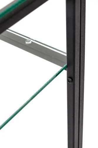 Консольный стол 1042-CB clear черный муар AllConsoles 100x25x80 фото 4
