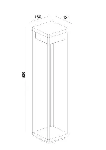 Ландшафтный светильник Outdoor O021FL-L10B3K фото 8