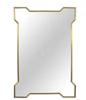 Зеркало настенное Zar Gold (Зар) в тонкой раме Svart 70*102 см