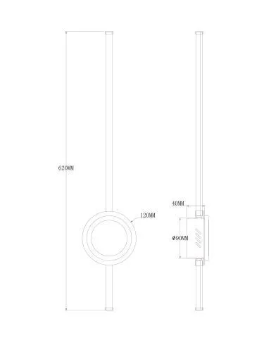 Настенный светильник (бра) Freya FR6090WL-L18B фото 9