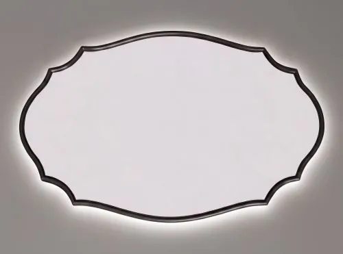 Antika Oval LED Black Зеркало в раме с подсветкой фото 2