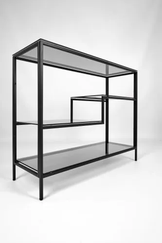 Консольный стол 1011-CB grey черный муар AllConsoles 100x35x80 фото 9