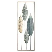 Настенное панно в раме с объемными элементами из металла 90*3*31 см, 93059