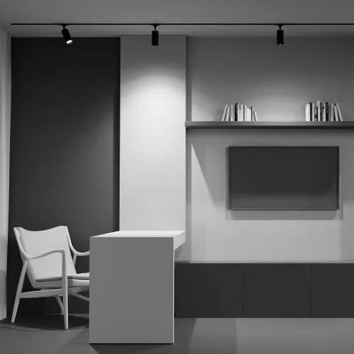 Трековый светильник Voltega TR-VGL028-3-GU10-B фото 2