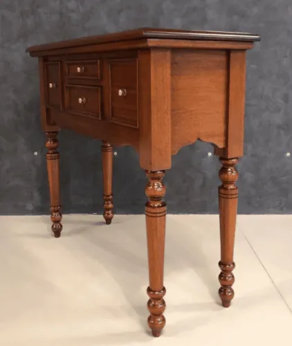 Консоль  с ящиками из массива HTV4-M орех, 91х36х79 см фото 3