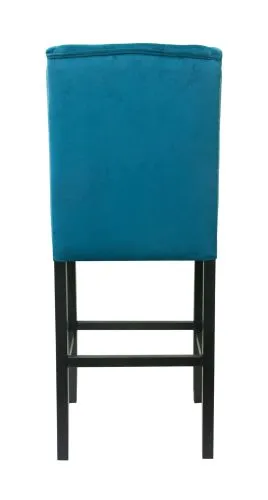 Стул мягкий барный Skipton blue velvet, синий фото 4