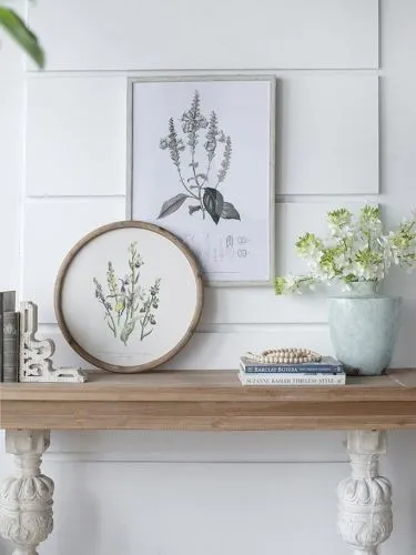 Панно Флора, 4 предмета 50x2x50см фото 16