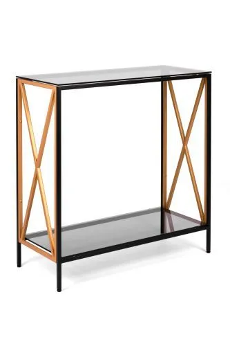Консольный стол 1033-CB_G grey черный муар, золотой AllConsoles 80x35x80 фото 6