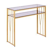 Консольный стол 1121-CG grey золотой AllConsoles 100x35x80