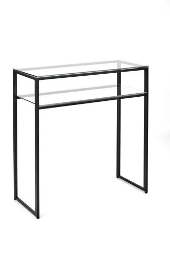 Консольный стол 1043-CB clear черный муар AllConsoles 80x35x80 фото 9