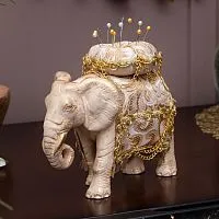 Статуэтка игольница Слон слоновая кость
