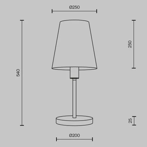 Настольный светильник Maytoni MOD483TL-01BS фото 7