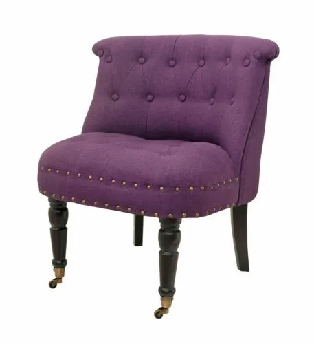 Кресло маленькое низкое Aviana purple, фиолетовый фото 4