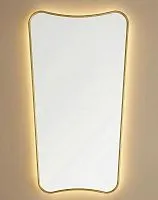 Sky L LED Gold Зеркало в раме с подсветкой