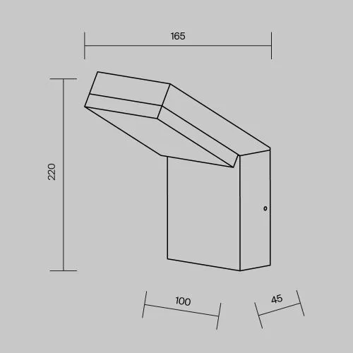 Уличный настенный светильник Outdoor O595WL-L12B3K фото 2