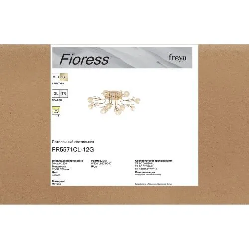 Люстра Freya FR5571CL-12G фото 10