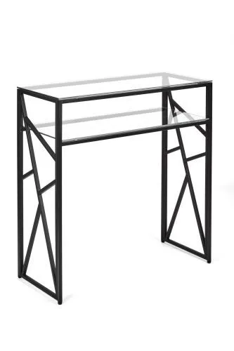 Консольный стол 1093-CB clear черный муар AllConsoles 80x35x80 фото 5