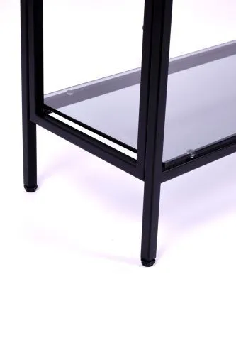 Консольный стол 1084-CB grey черный муар AllConsoles 80x25x80 фото 6