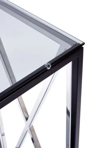Консольный стол 1033-CB_S grey черный муар, серебряный AllConsoles 80x35x80 фото 3