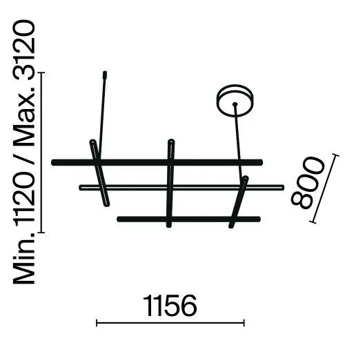 Подвесной светильник Maytoni MOD278PL-L86G3K фото 8
