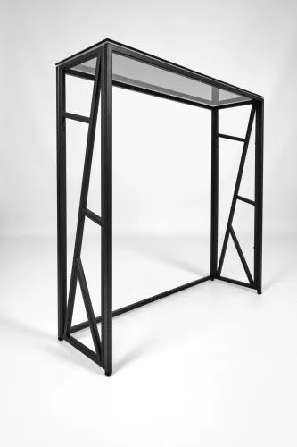 Консольный стол 1104-CB grey черный муар AllConsoles 80x25x80 фото 8