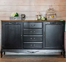 Комод Belveder ST9151N черный 91*42*160 см
