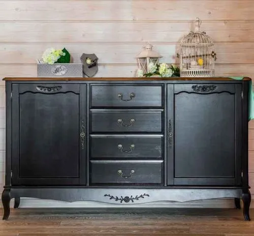 Комод Belveder ST9151N черный 91*42*160 см