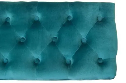 Оттоманка KINA NARROW BLUE/BLACK 46*36*110 см, голубой фото 2