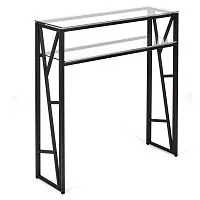 Консольный стол 1094-CB clear черный муар AllConsoles 80x25x80