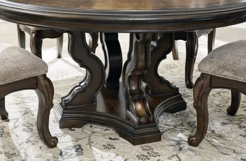 D947-50B Maylee Cтол обеденный, Ashley Furniture 72*152*152 см фото 6