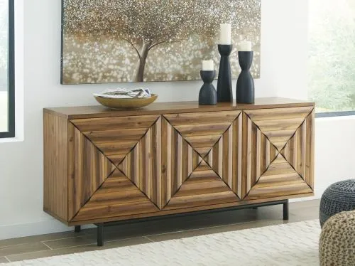 Комод / буфет Fair Ridge A4000032, Ashley Furniture 183х46 h=82 см фото 6